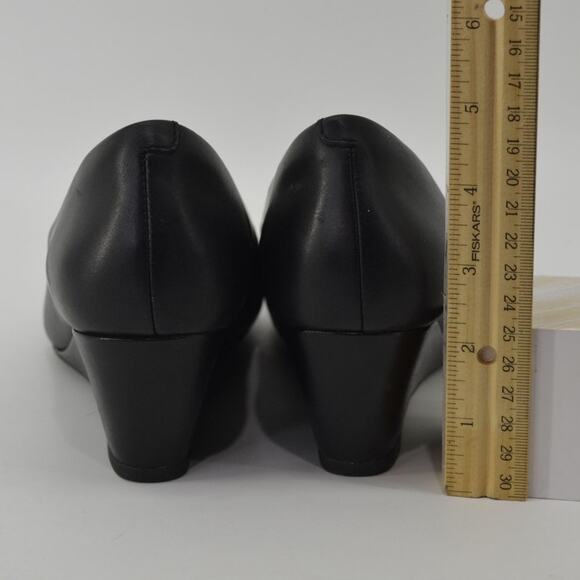 Clarks Collection Flores Tulip Wedge Womens Black Sz7.5 Pump - Picture 6 of 13